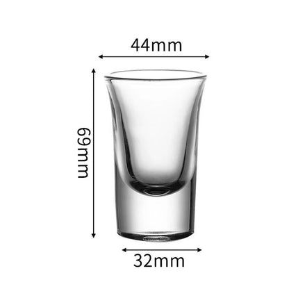 12 PCS Heavy Base Shot Glasses for Whiskey Vodka Tasting