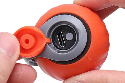 Interactive Cat Toy Ball Automatic Cat Toys Indoor Cats with 3 Tails -Orange