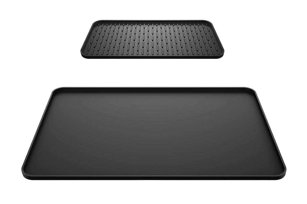 Silicone Coffee Mat with Detachable Dish Drying Mat