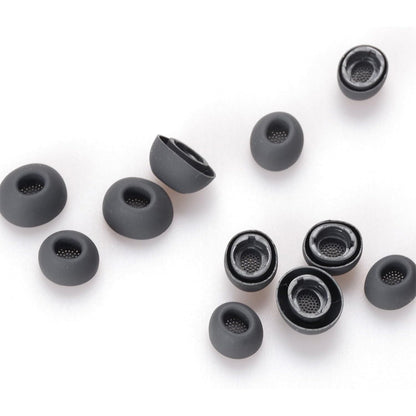 12Pcs Silicone Ear Tips for Samsung Galaxy Buds3 Pro Replacement Earbud Covers-Grey
