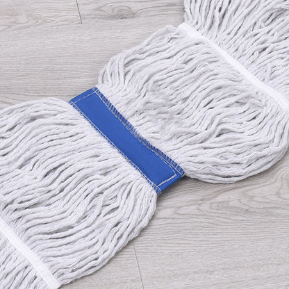 Cotton String Mop Head Detachable Loop-End Mop - White