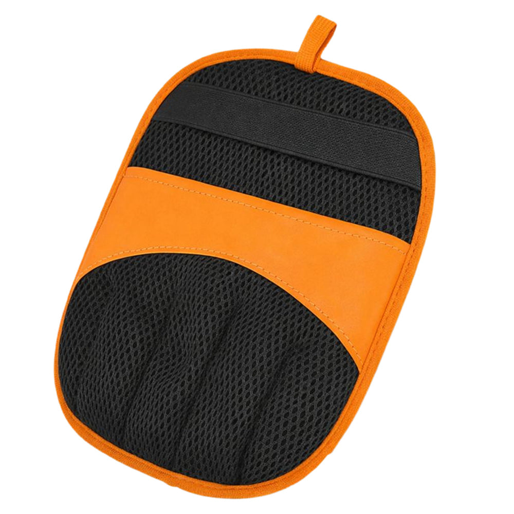 Electrostatic Pet Hair Remover Gloves Reusable Lint Brush for Furniture Car Seats-Orange