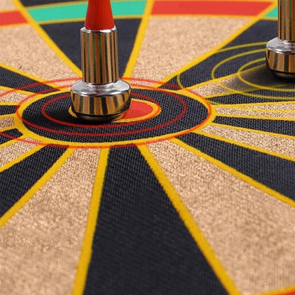 Magnetized Roll Up Dartboard Set with 12 Darts Indoor Outdoor Game Gift S