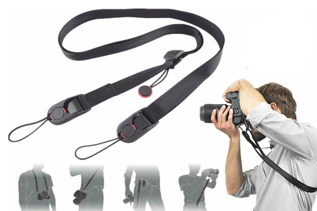 Camera Strap Quick Release Neck Hanging Nylon Shoulder For DSLR SLR Camera