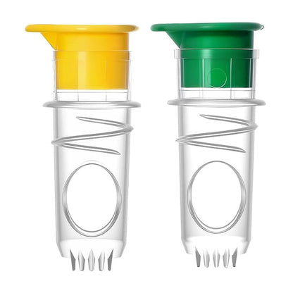 2PCS Portable Lemon Squeezer Screw Top Citrus Juicers for Lemon Lime & Orange
