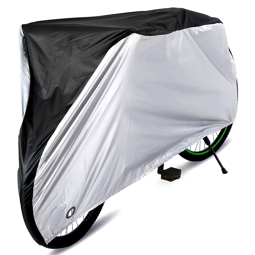 2Pcs 210D Waterproof Bike Cover with Lock Hole for Outdoor Storage