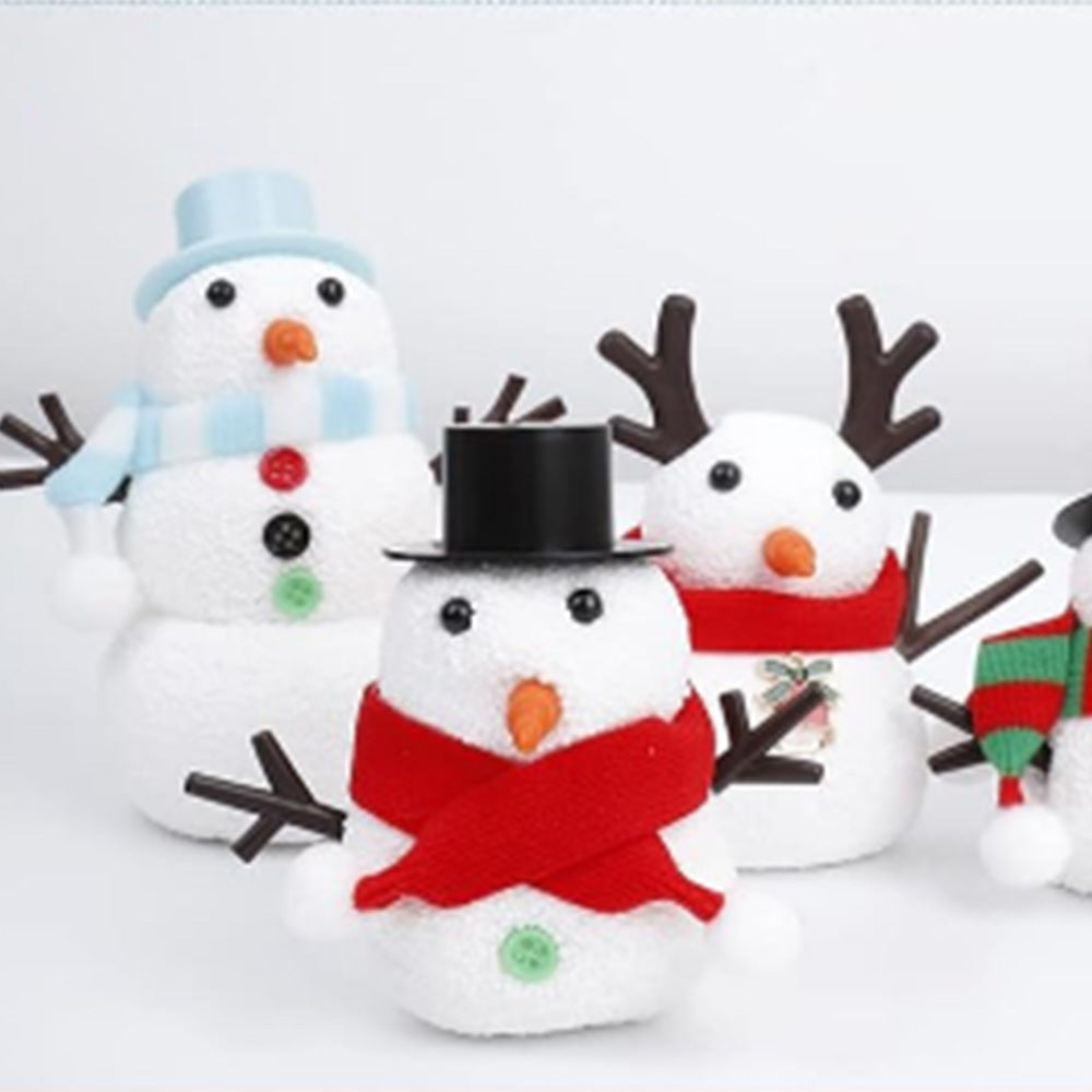 Build a Snowman Kit Christmas Snowman Crafts for Kids Modeling Clay Snowman DIY Kit Xmas Toys