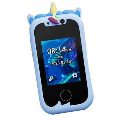 Unicorn Smartphone Learning Toy with Camera for Kids Ages 4 and Up Blue