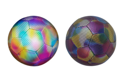 Reflective Soccer Ball Luminous Night Glow Football for Student Training