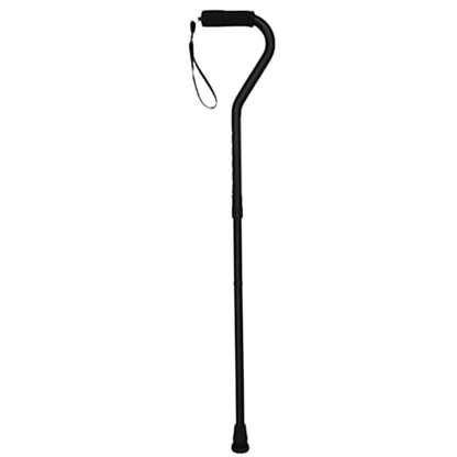 Foldable Lightweight Adjustable Aluminum Alloy Walking Stick-Black