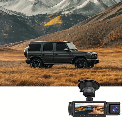 3-in-1 Mini Dash Cam for Cars ¨C Night Vision with Loop Recording
