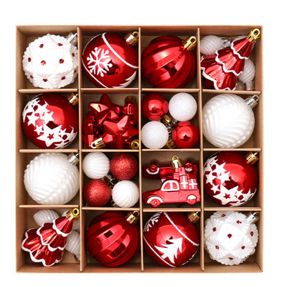 42-Piece Christmas Tree Ornament Set Holiday Hanging Decorations for Home Style 3