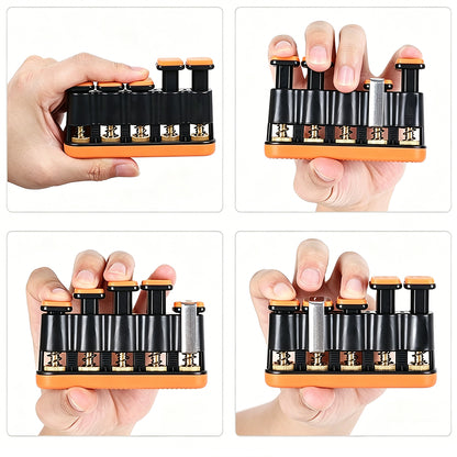 Finger Exercise Tool Guitar Hand Gripper Strengthener For Guitar Violin Piano-Orange