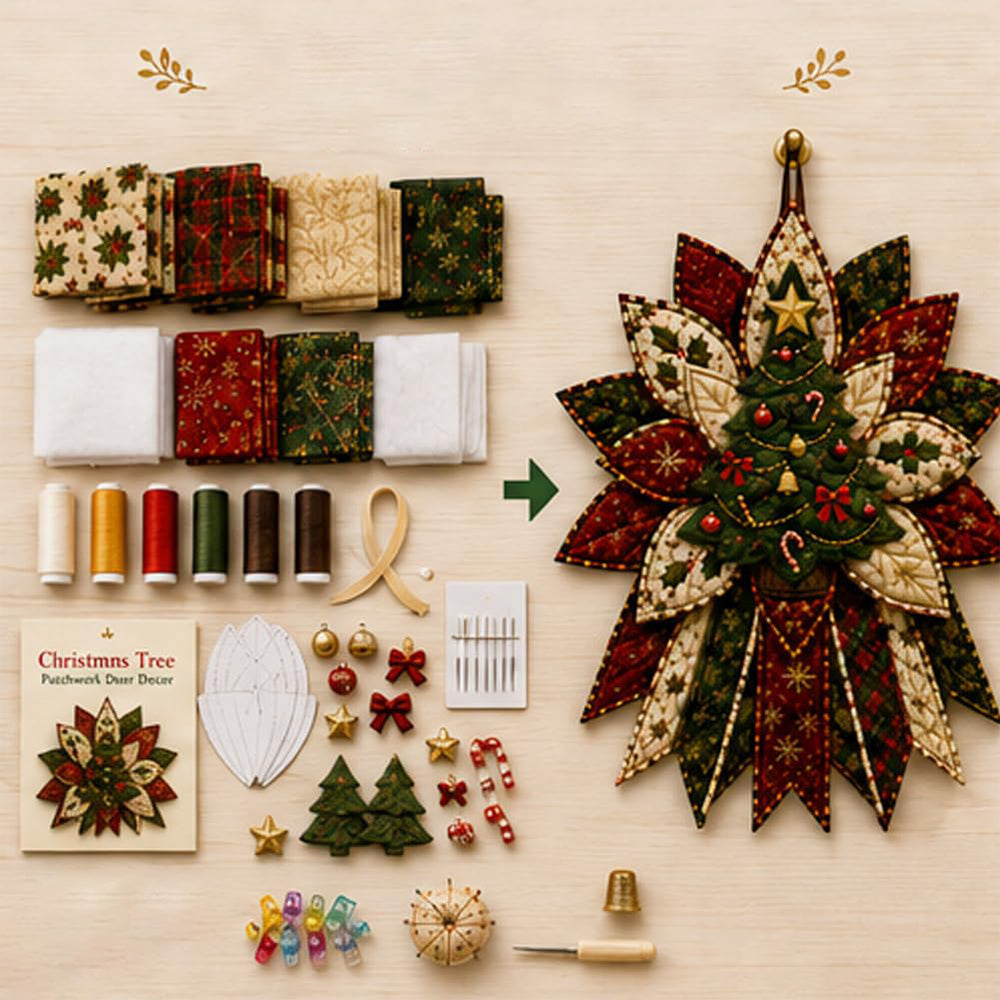 DIY Christmas Door Hanging Sewing Kit Christmas Decorations - Christmas Tree