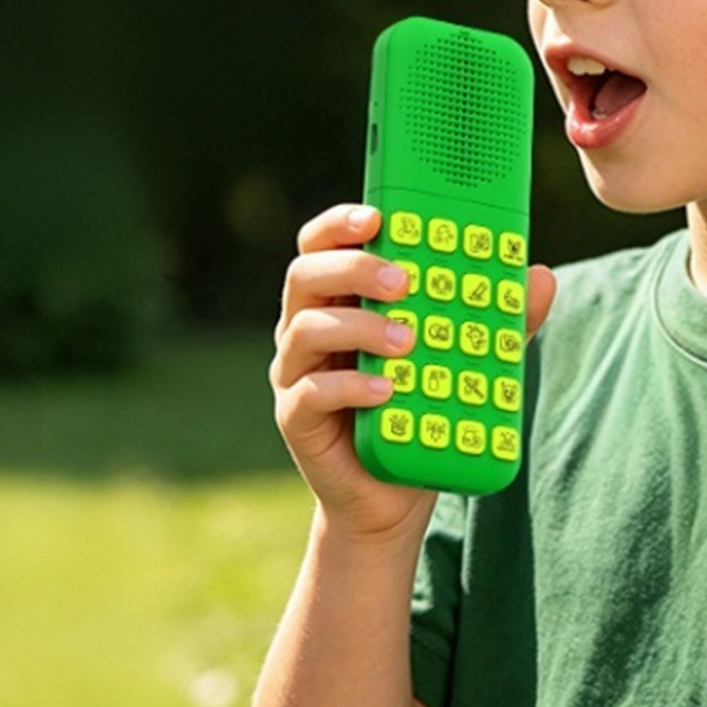 20 Sound Effect DIY Recording Prank Toy with Remote for Boys and Girls - Green