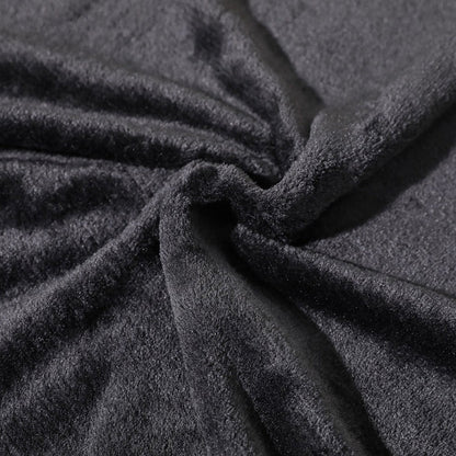 2-in-1 Travel Blanket Pillow PortableThrow Blanket for Camping Picnic Black