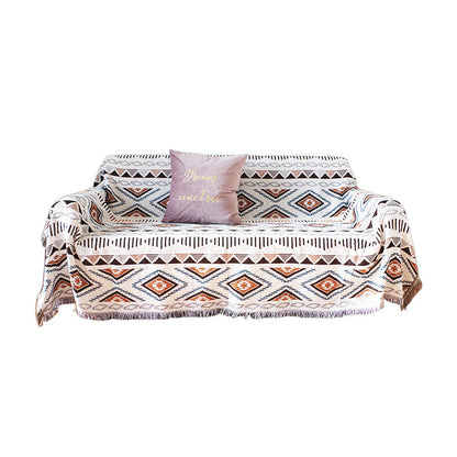 Aztec Style Throw Blanket Bohemian Sofa Blanket Cover for Couch Chair Bed Home Outdoor Beach Travel Style 1