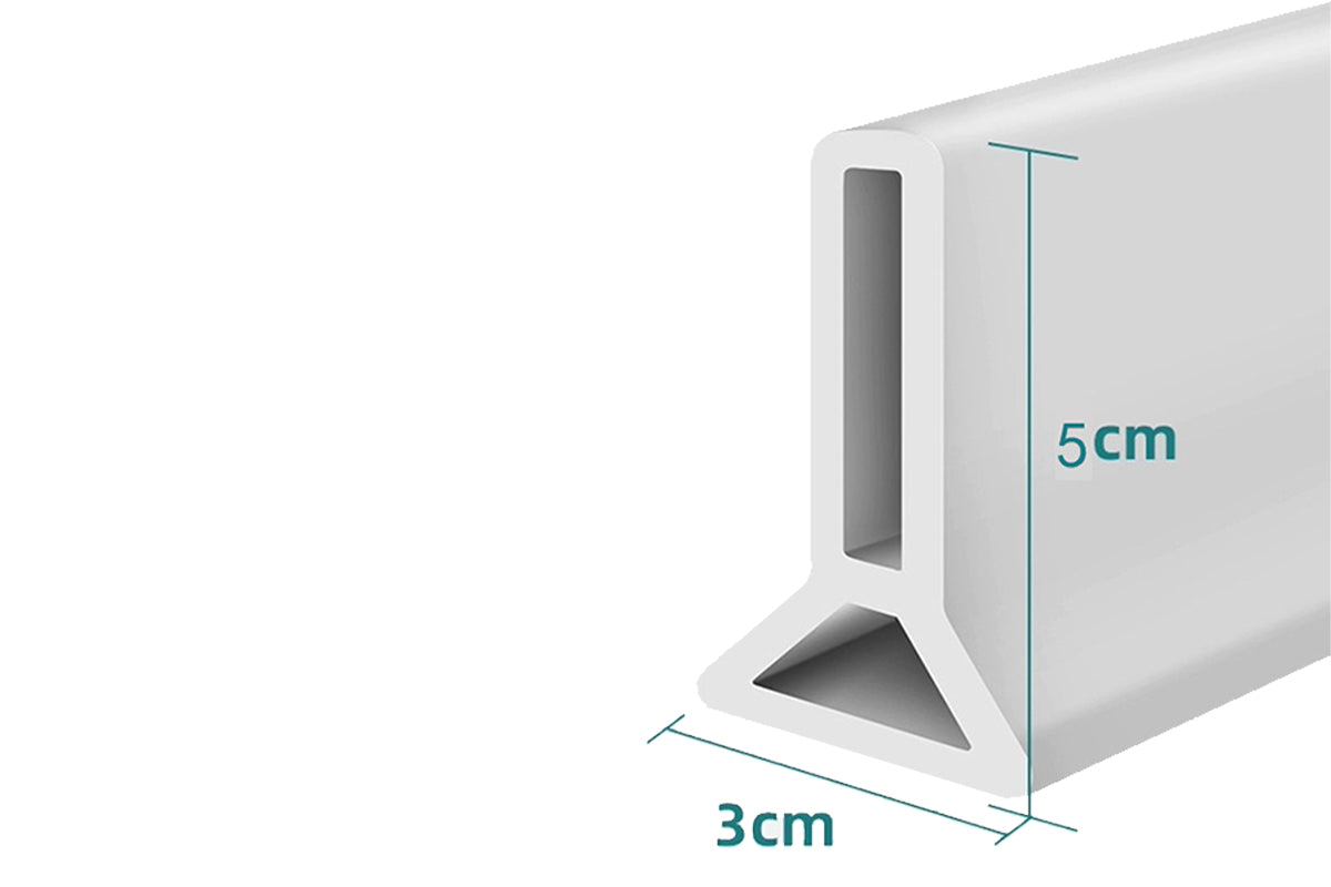 Flexible High Shower Threshold Water Dam