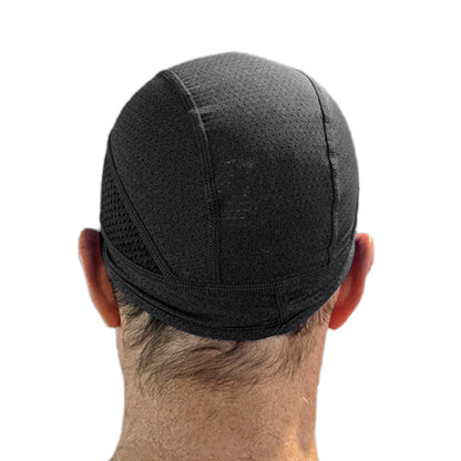 Skull Cap Helmet Liner ââ‚?Cycling & Motorcycle Cap for Under Helmet Use Black