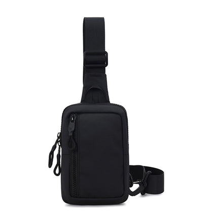 Small Crossbody Bag for Men Women Mini Sling Bag Travel Running Phone Daypack Black