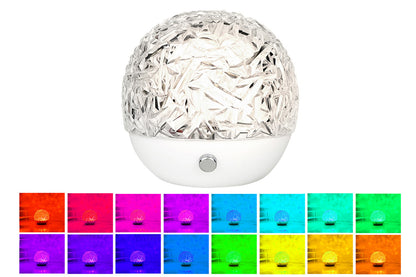 16 Color RGB Water Ripple Mood Lamp with Touch Dimming