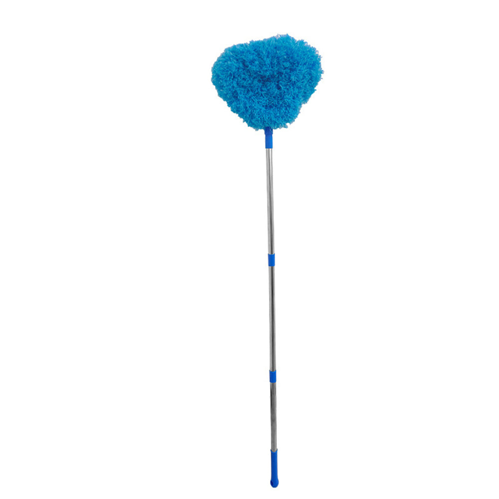 Adjustable Ceiling Fan Cleaner Duster Microfiber Duster for Walls Door Window Top Cleaning  Blue