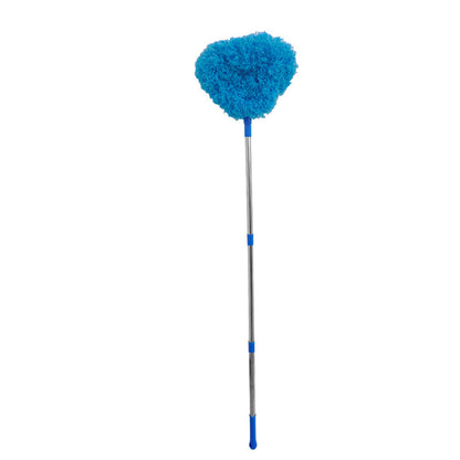 Adjustable Ceiling Fan Cleaner Duster Microfiber Duster for Walls Door Window Top Cleaning  Blue