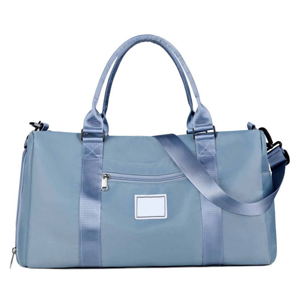 30L Gym Duffel Bag Waterproof with Shoe Compartment for Weekend Trips Royal Blue