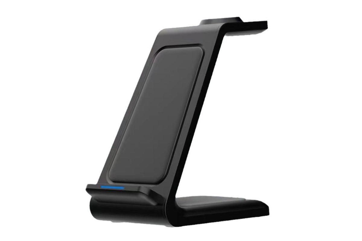 3 in 1 Wireless Charger Dock Charging Station - Black
