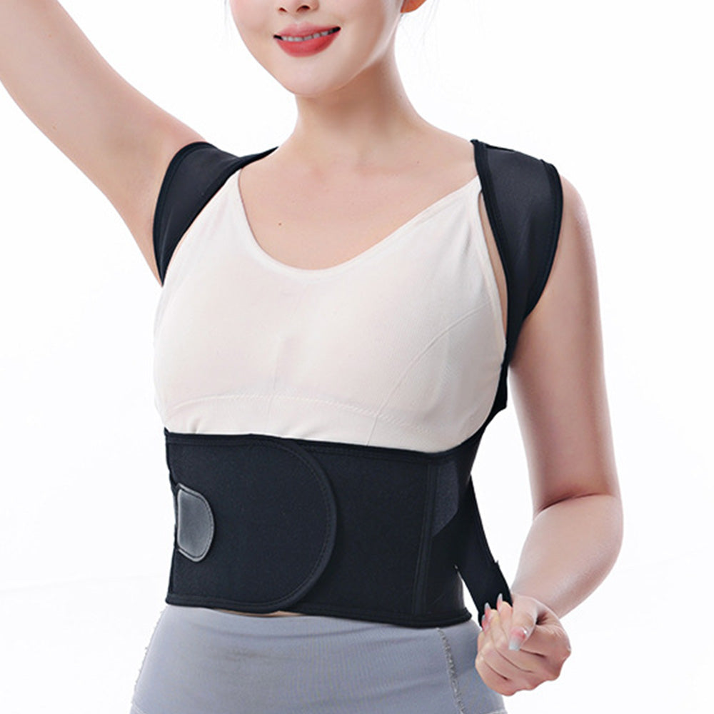 Unisex Posture Corrector Lumbar Brace Lightweight Back Support Shoulder Brace Belt