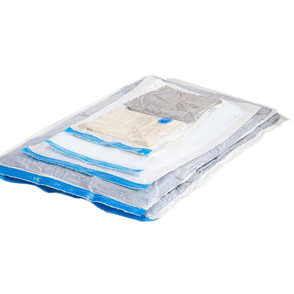20Pcs Set Vacuum Compression Bags Space Saving Sealer Clothing Storage Bags with Airtight Valve and Hand Pump