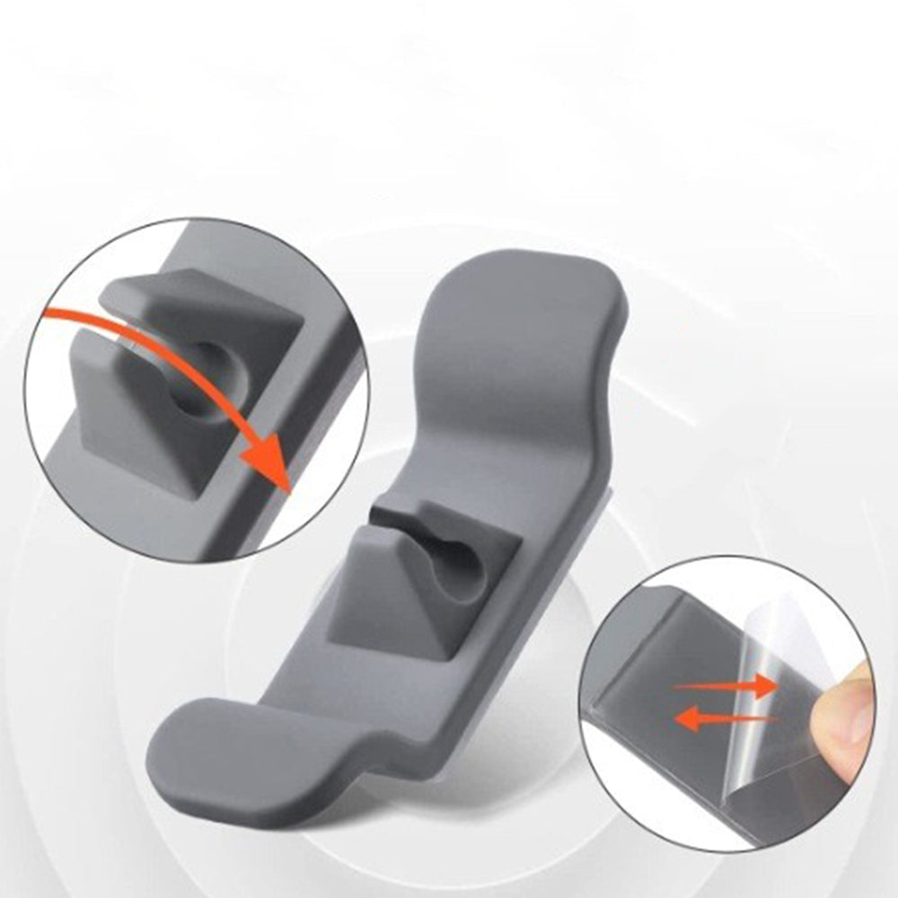 2pcs Cord Organizer Stick on Kitchen Appliances for Home Appliances Cable Grey