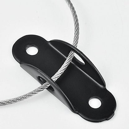 10Pcs Set Furniture Anchors Anti Tip Furniture Straps Black