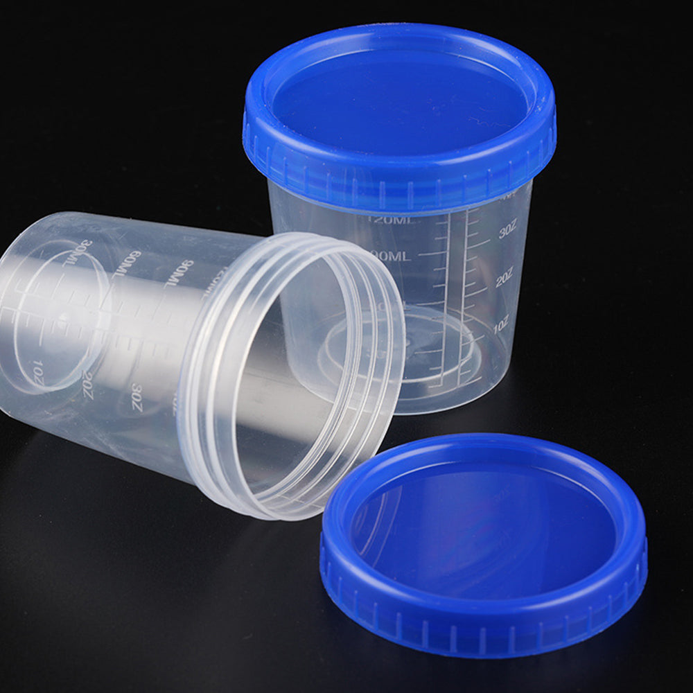 Set of 10Pcs Measuring Cup 120ML Leakproof to Go Small Condiment Containers Dip Sauce Containers