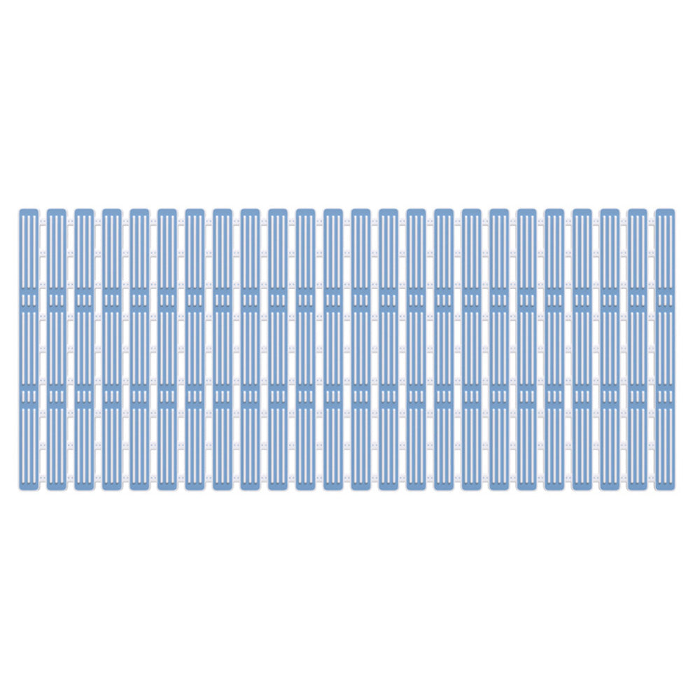 Non Slip Shower Mat with Suction Cups-Blue