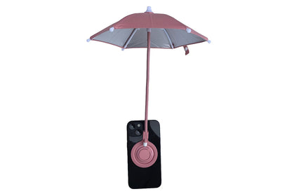 Adjustable Smartphone Umbrella Stand-Pink