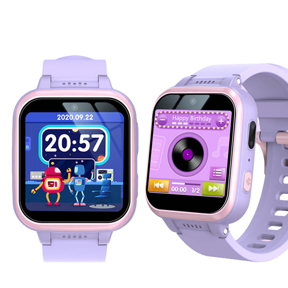 Kids Smart Watch with Touch Screen Camera Music 26 Games and Alarm Clock Purple