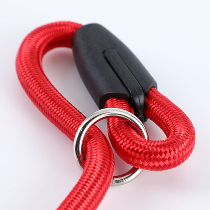 2 Pack 1.4M Pet Training Leash Slip Lead Pets Nylon Rope - Red