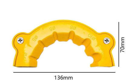 Drill Bit Sharpener Angle Grinder Drill Bit Sharpener for DIY and Professionals -6-Hole Yellow and 20-Hole Orange