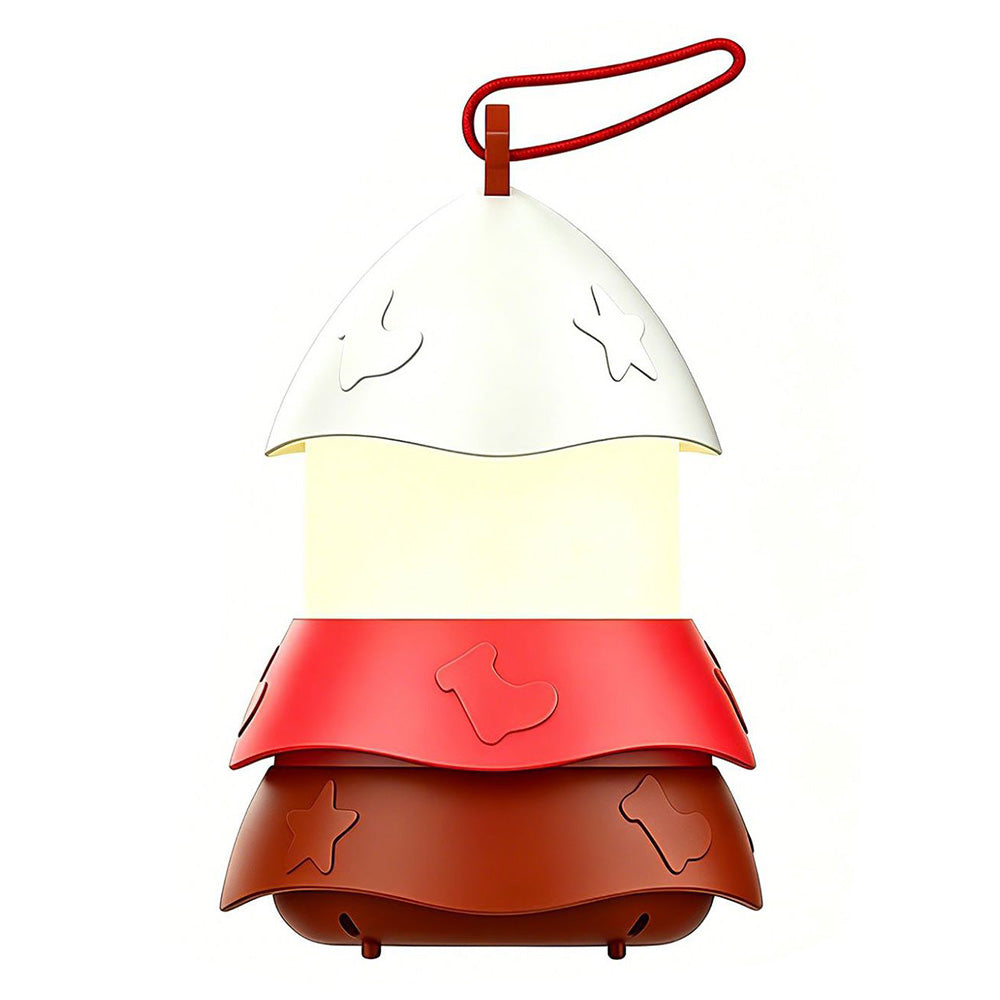 Foldable Rechargeable Christmas Music Night Light - Christmas tree