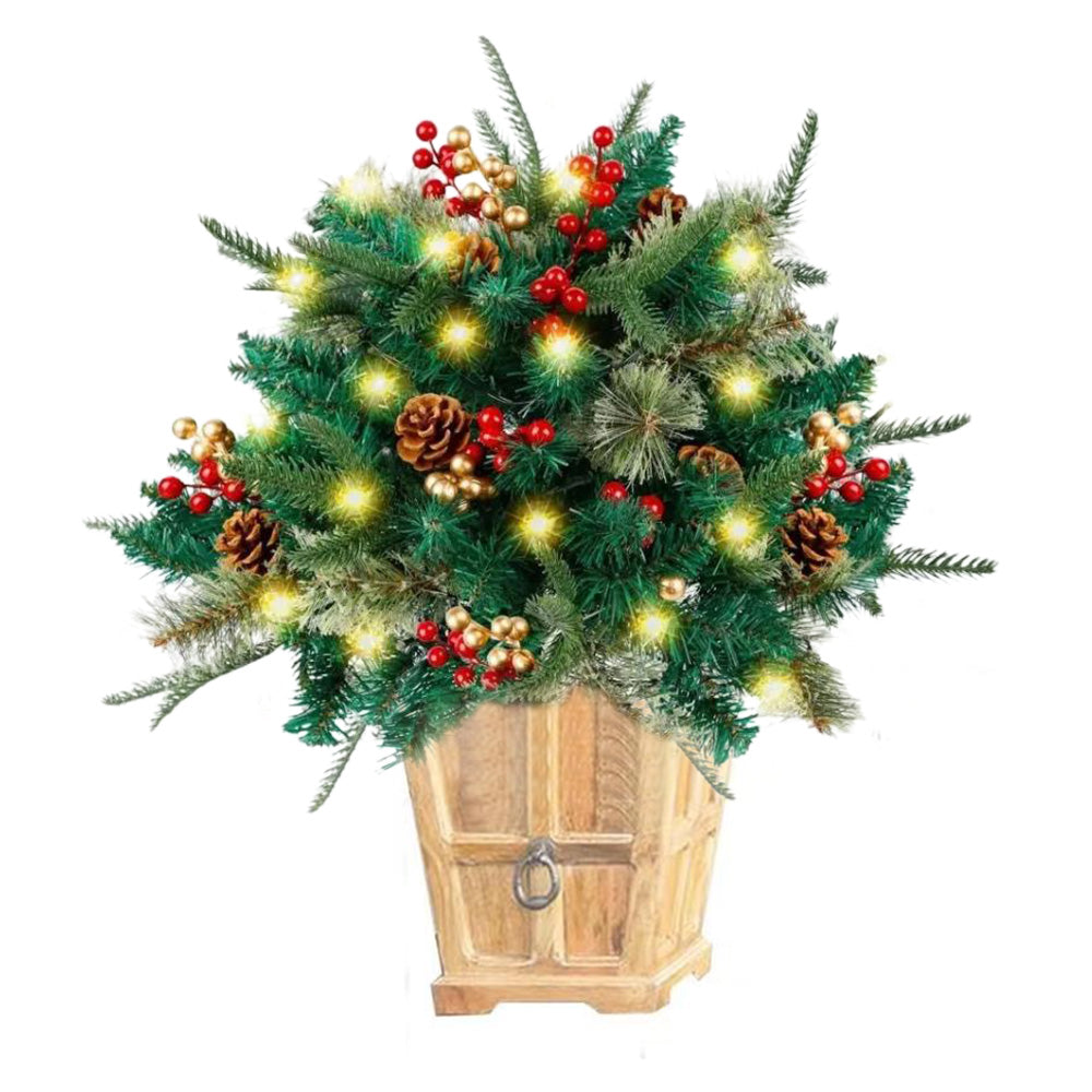 Artificial Christmas Tree with Light Xmas Decorations with Stand