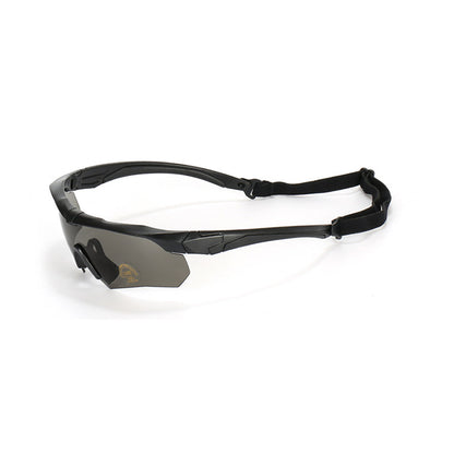 Tactical Glasses Outdoor Sports Goggles with 2 Replacement Lenses Black