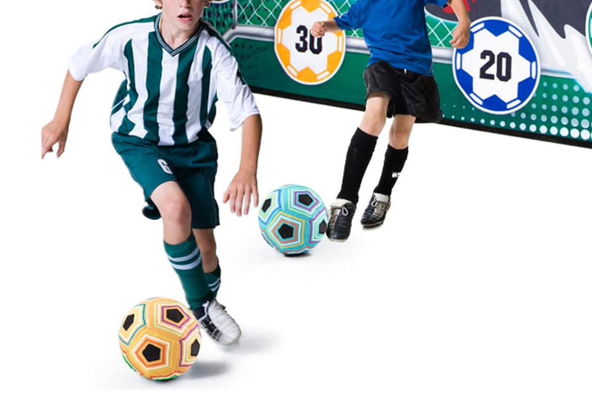 Portable Soccer Goal Set - Yellow