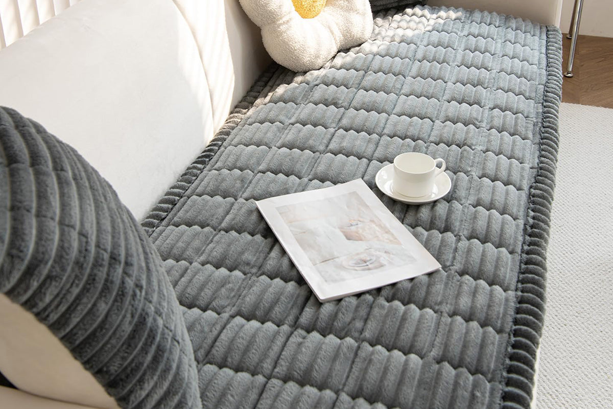 Washable Couch Cover for Dogs Pet - Dark Grey