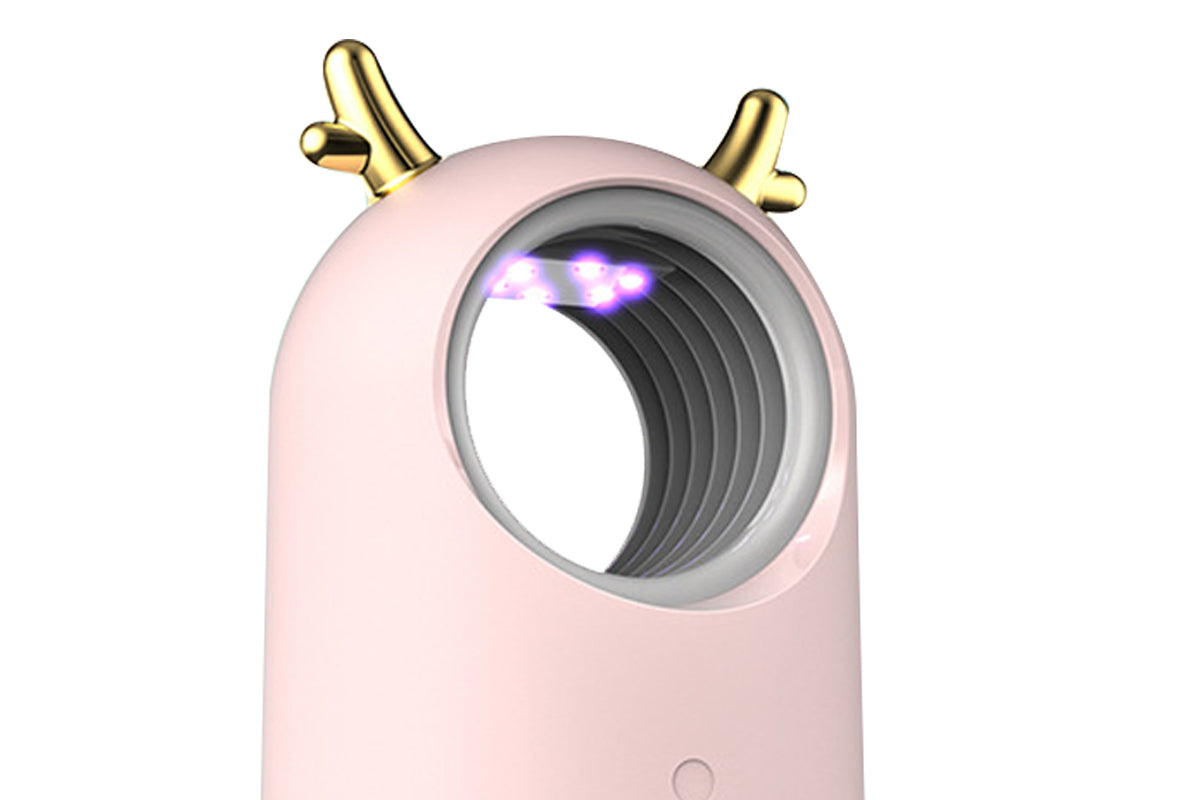 Bug Zapper Outdoor And Indoor USB Rechargeable Mosquito And Fly Killer Lamp-Pink