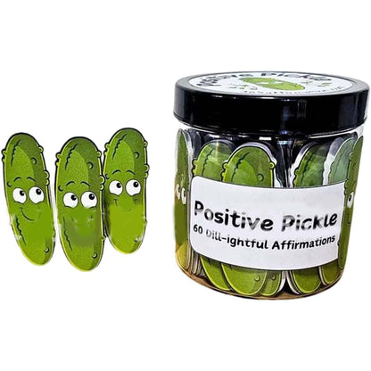 60PCS Positive Pickles Affirmation Cards Jar ¨C Motivational Gift for Women and Teens Style 1