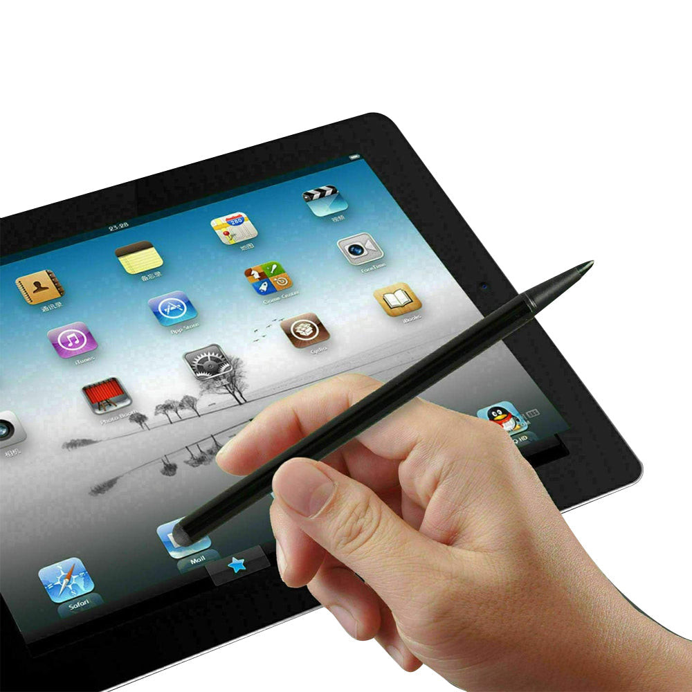 Set of 3Pcs Universal Touch Screen Stylus Pens Dual-Pointed Stylus Pencil for Tablet iPad iPhone