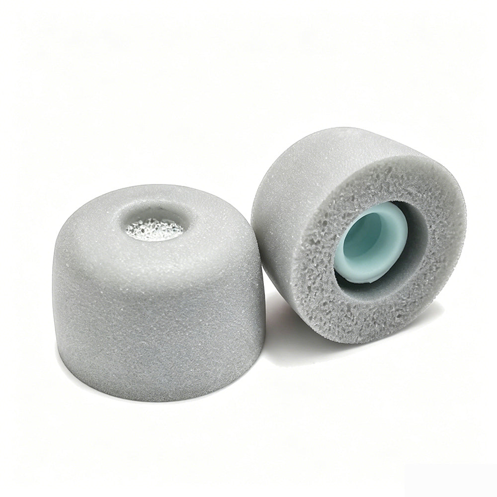 16 Pcs Memory Foam Ear Tips for Sony WF-1000XM6 XM5 XM4 Earbuds-Grey