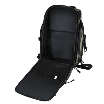 Fishing Tackle Backpack with Rod Holder Outdoor Shoulder Bag for Fishing Gear Storage Green