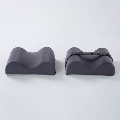 Foldable Knee Pillow for Side Sleepers Leg Support Pillow with Elastic Strap